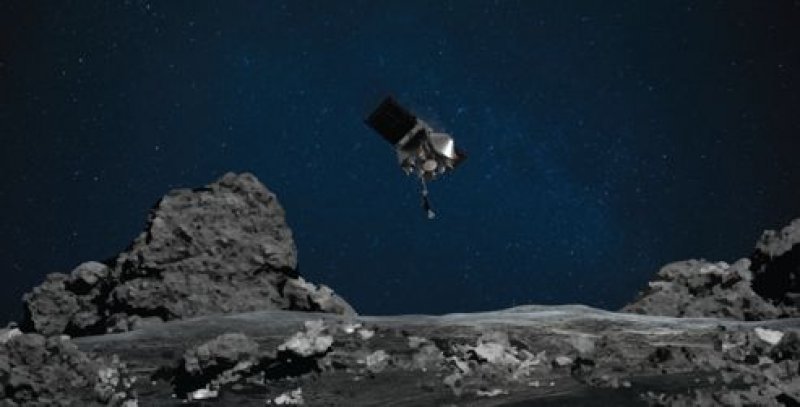 OSIRIS-REx se úspěšně dotkl planetky Bennu